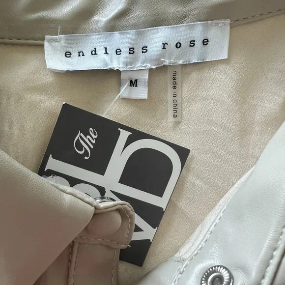 Endless Rose women mini dress. size medium, M ,COLOR BEIGE . - Picture 6 of 6